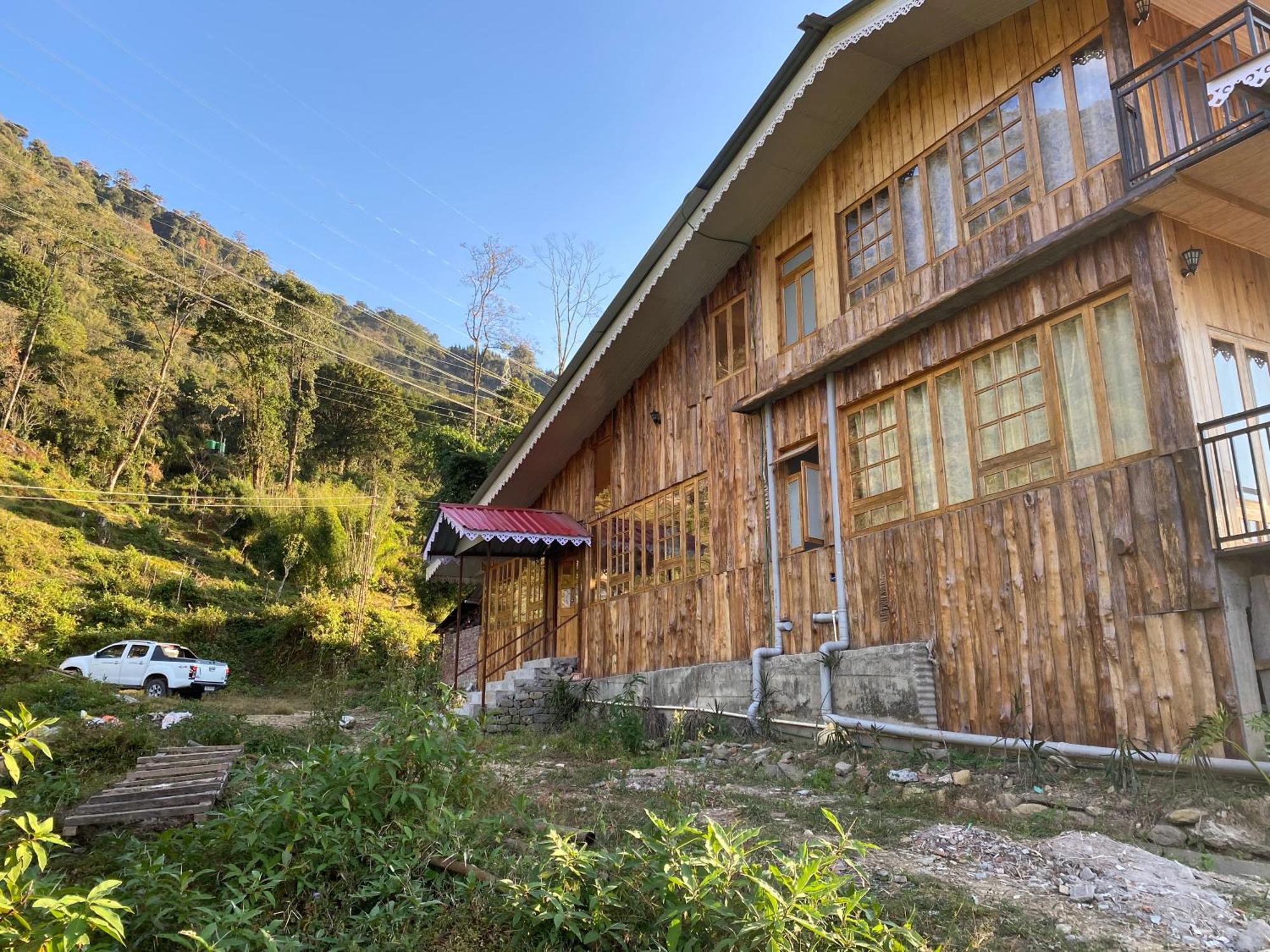 甘托克Log Cabin In The Woods住宿加早餐旅馆 外观 照片