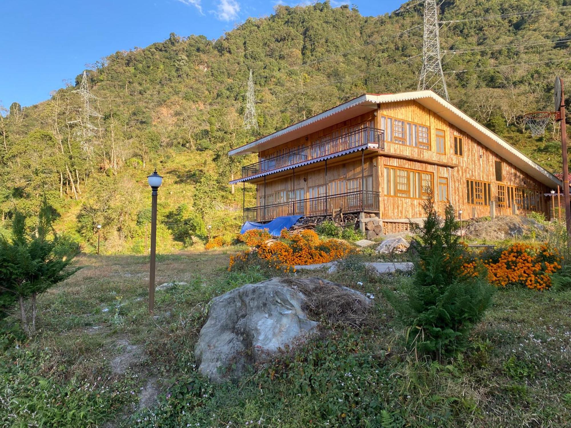 甘托克Log Cabin In The Woods住宿加早餐旅馆 外观 照片